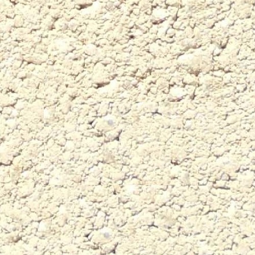 Zoom sur l'enrobé blanc/ocre